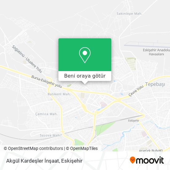 Akgül Kardeşler İnşaat harita