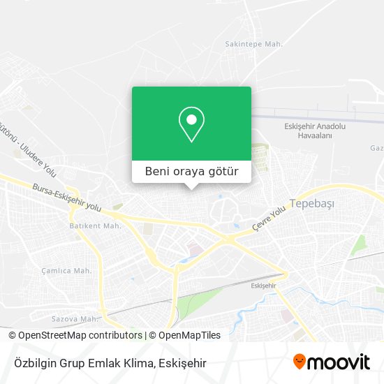 Özbilgin Grup Emlak Klima harita