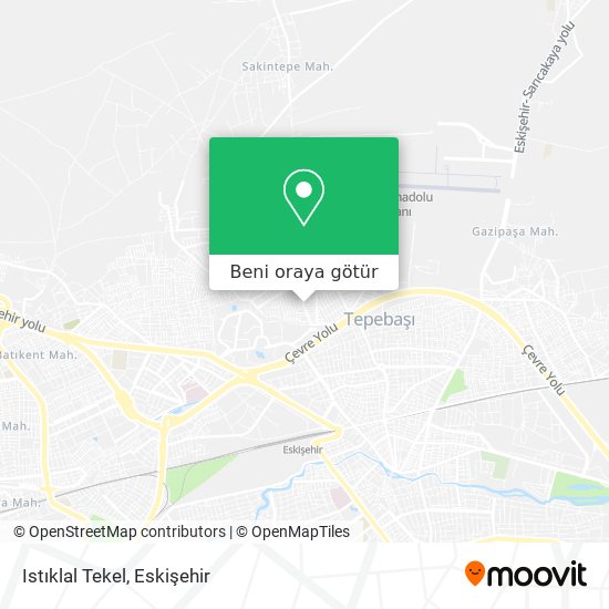 Istıklal Tekel harita