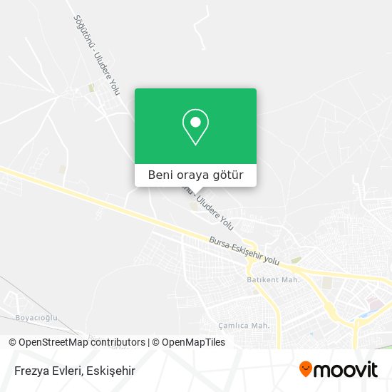 Frezya Evleri harita