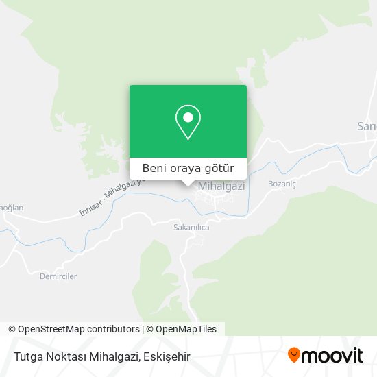 Tutga Noktası Mihalgazi harita