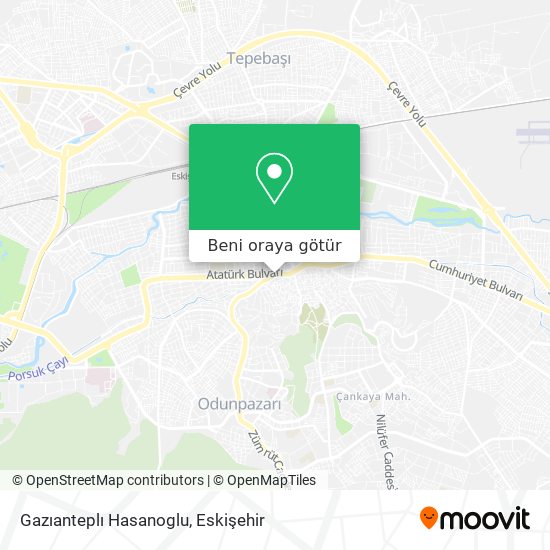 Gazıanteplı Hasanoglu harita