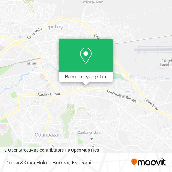 Özkar&Kaya Hukuk Bürosu harita