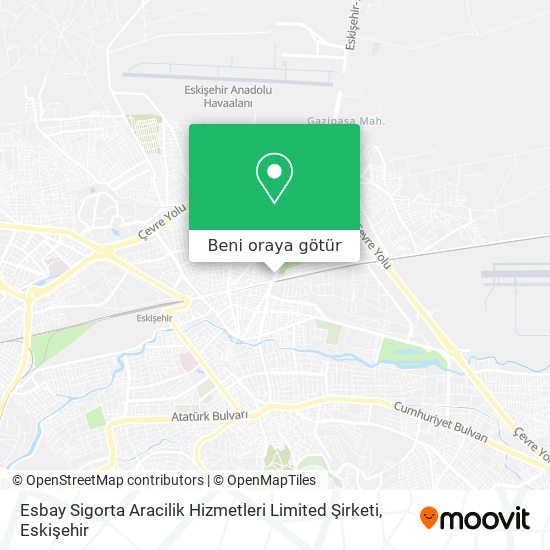Esbay Sigorta Aracilik Hizmetleri Limited Şirketi harita