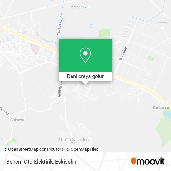 Behem Oto Elektirik harita