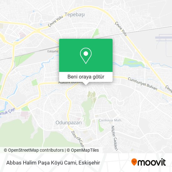 Abbas Halim Paşa Köyü Cami harita
