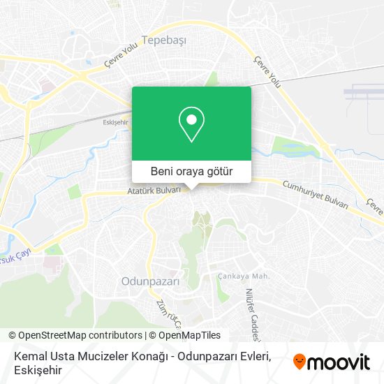 Kemal Usta Mucizeler Konağı - Odunpazarı Evleri harita