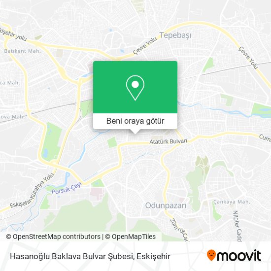 Hasanoğlu Baklava Bulvar Şubesi harita