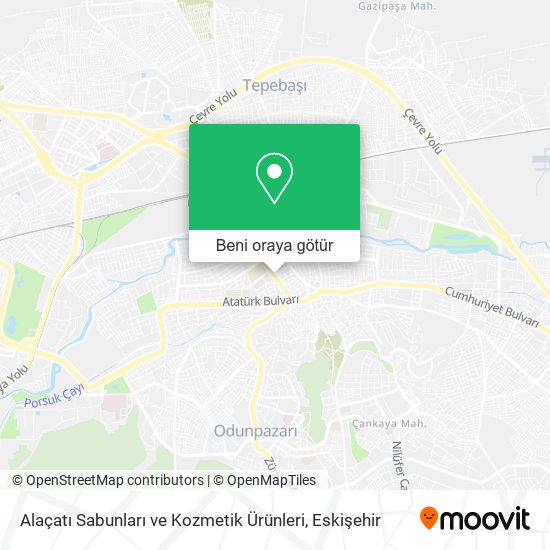 Alaçatı Sabunları ve Kozmetik Ürünleri harita