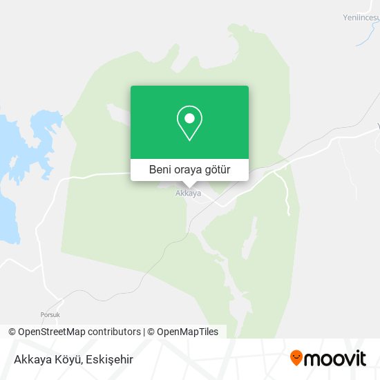Akkaya Köyü harita