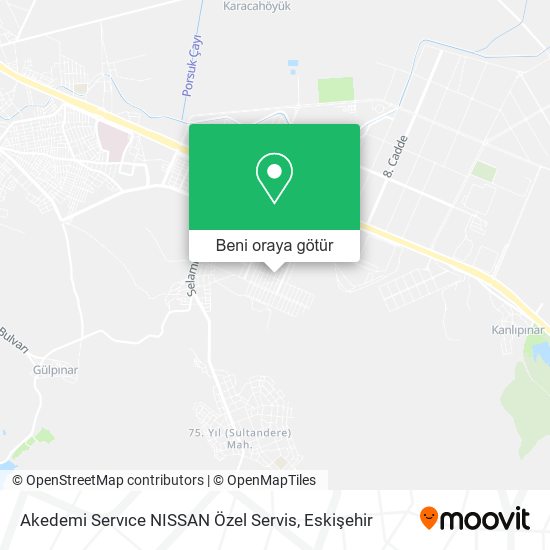 Akedemi Servıce NISSAN Özel Servis harita