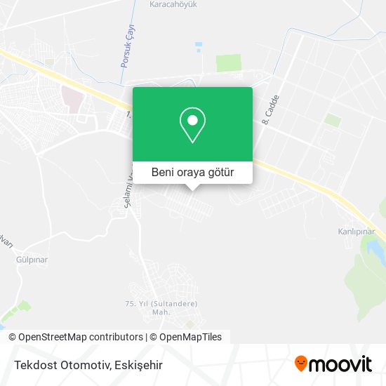 Tekdost Otomotiv harita