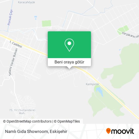 Namlı Gıda Showroom harita