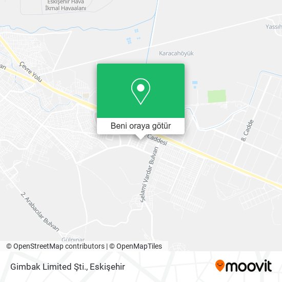 Gimbak Limited Şti. harita