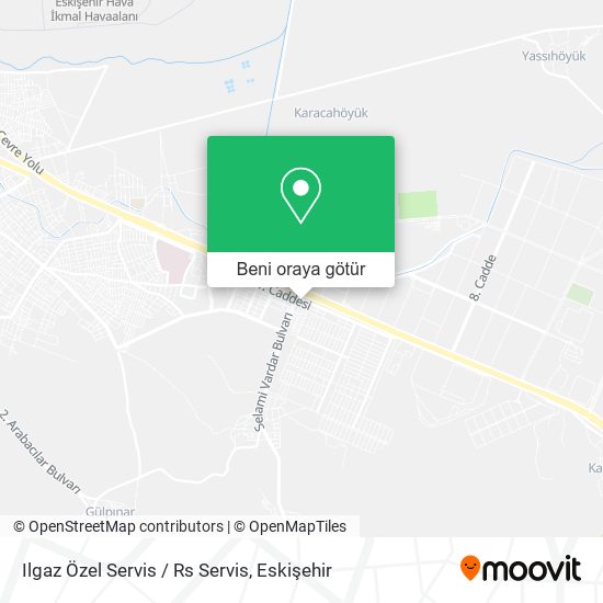 Ilgaz Özel Servis / Rs Servis harita