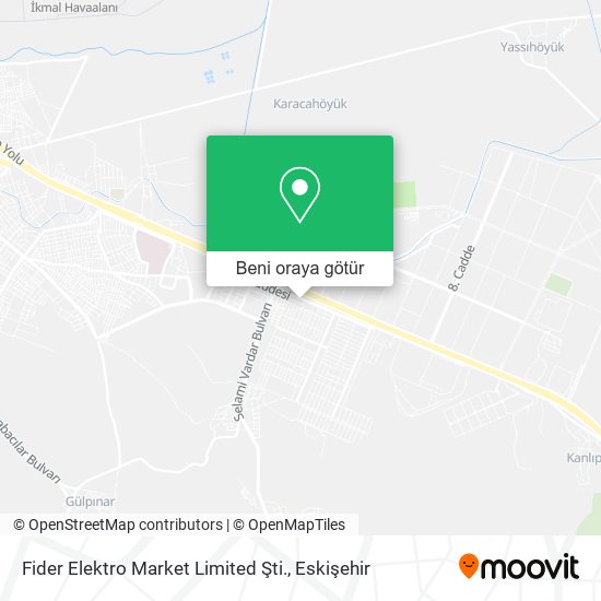 Fider Elektro Market Limited Şti. harita