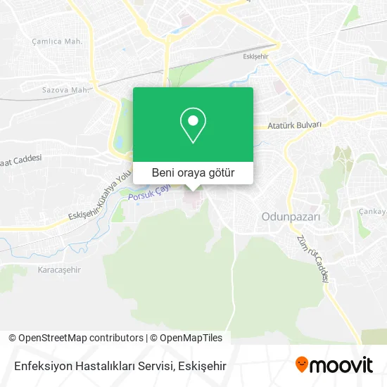 Enfeksiyon Hastalıkları Servisi harita
