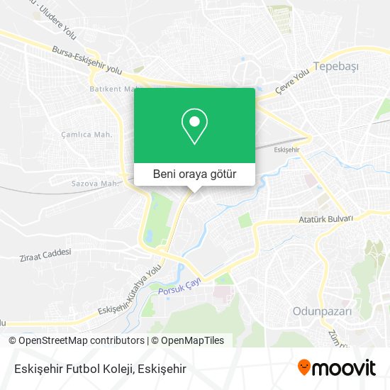 Eskişehir Futbol Koleji harita