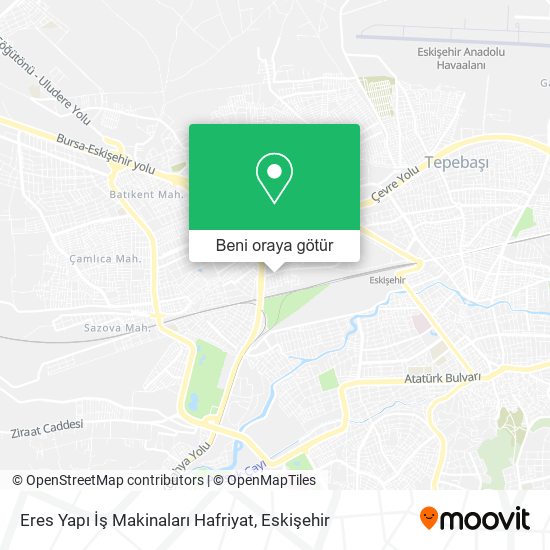 Eres Yapı İş Makinaları Hafriyat harita