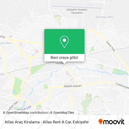 Atlas Araç Kiralama - Atlas Rent A Car harita