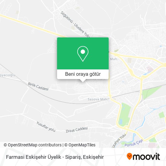 Farmasi Eskişehir Üyelik - Sipariş harita