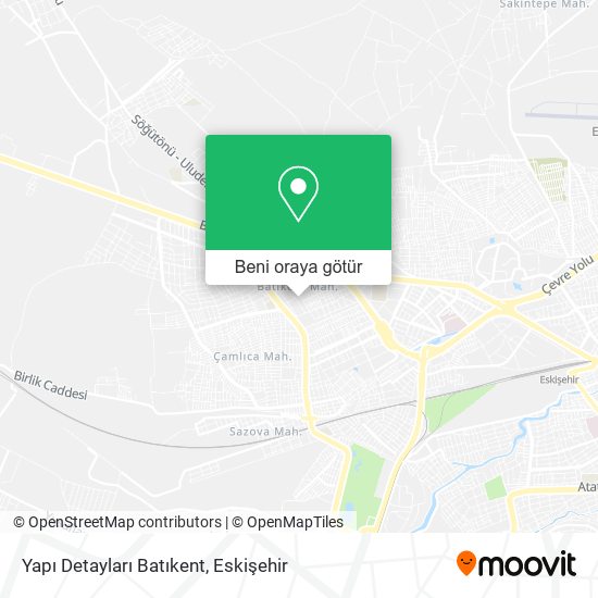 Yapı Detayları Batıkent harita