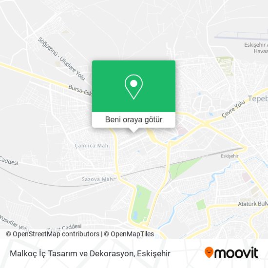 Malkoç İç Tasarım ve Dekorasyon harita