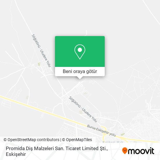 Promida Diş Malzeleri San. Ticaret Limited Şti. harita