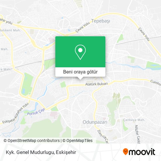 Kyk. Genel Mudurlugu harita