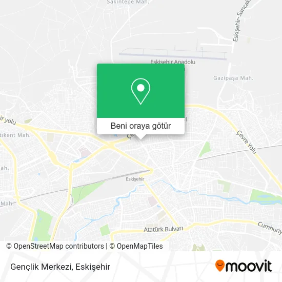Gençlik Merkezi harita