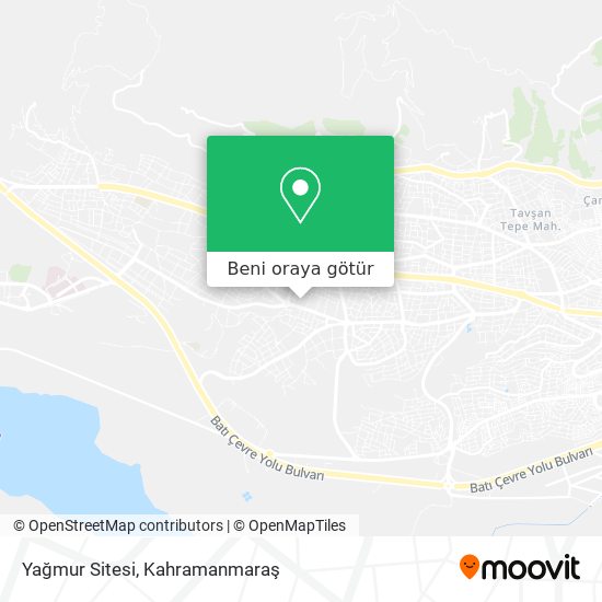 Yağmur Sitesi harita