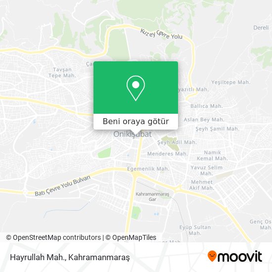Hayrullah Mah. harita