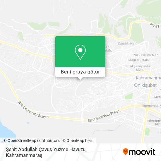 Şehit Abdullah Çavuş Yüzme Havuzu harita