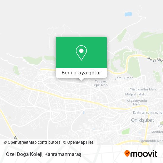 Özel Doğa Koleji harita