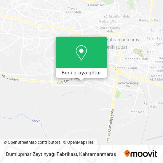 Dumlupınar Zeytinyağı Fabrikası harita