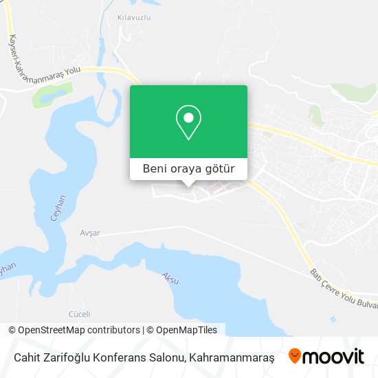 Cahit Zarifoğlu Konferans Salonu harita