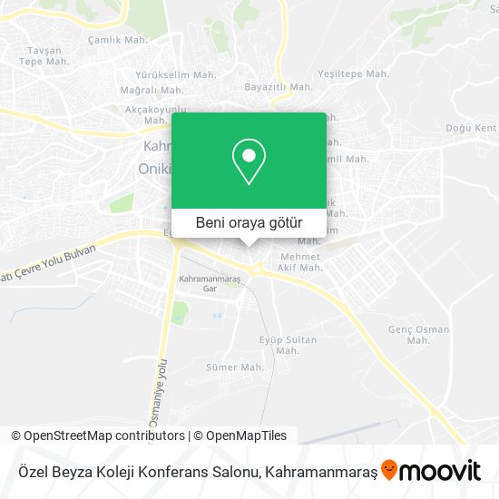 Özel Beyza Koleji Konferans Salonu harita