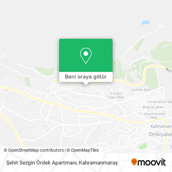 Şehit Sezgin Ördek Apartmanı harita