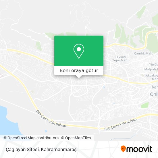 Çağlayan Sitesi harita