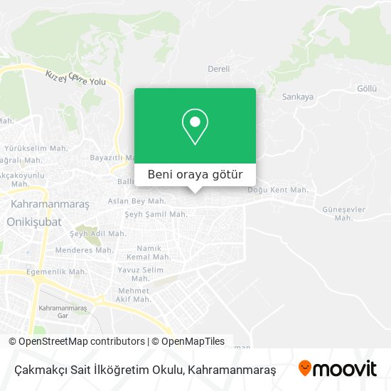 Çakmakçı Sait İlköğretim Okulu harita