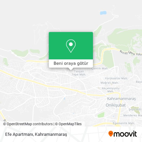 Efe Apartmanı harita