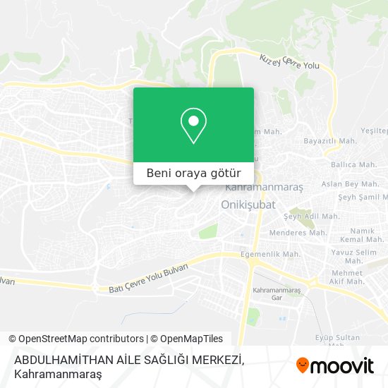 ABDULHAMİTHAN AİLE SAĞLIĞI MERKEZİ harita