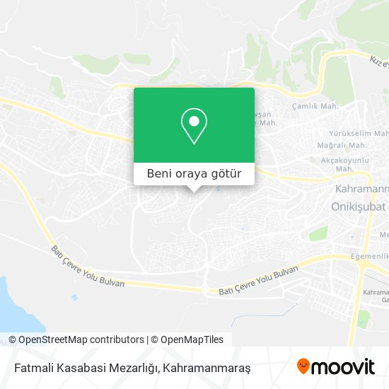 Fatmali Kasabasi Mezarlığı harita