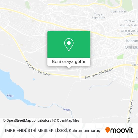 IMKB ENDÜSTRİ MESLEK LİSESİ harita