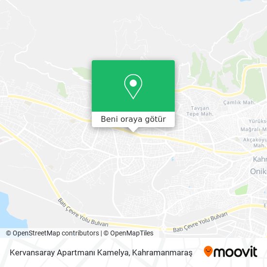 Kervansaray Apartmanı Kamelya harita