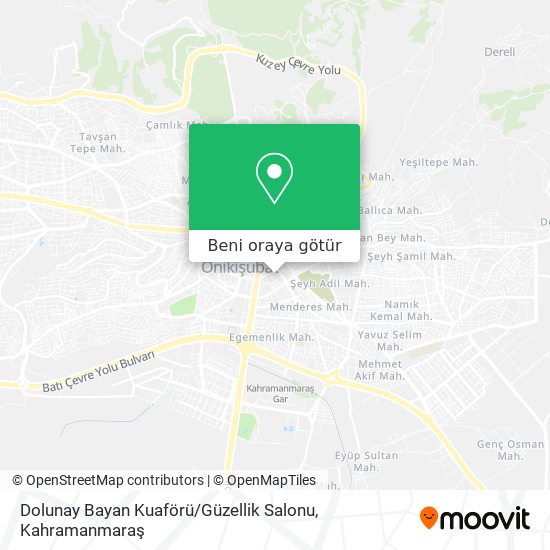 Dolunay Bayan Kuaförü / Güzellik Salonu harita