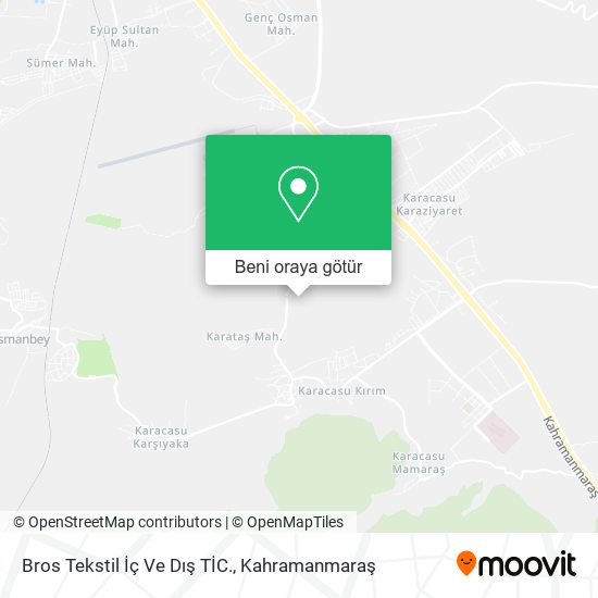 Bros Tekstil İç Ve Dış TİC. harita