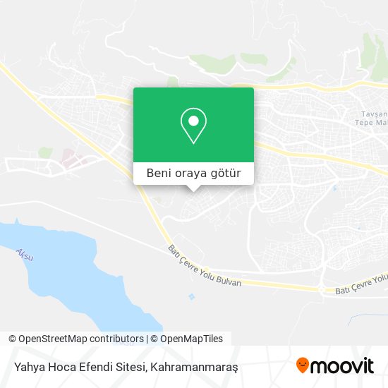 Yahya Hoca Efendi Sitesi harita