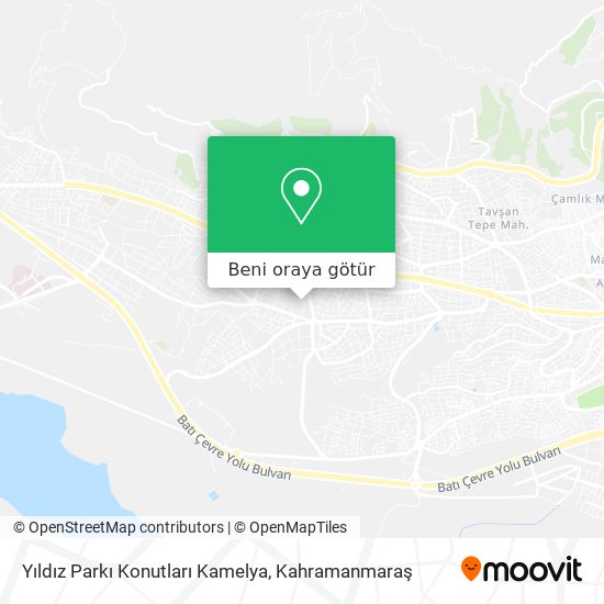 Yıldız Parkı Konutları Kamelya harita