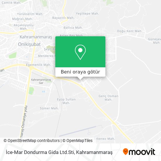 İce-Mar Dondurma Gida Ltd.Sti harita